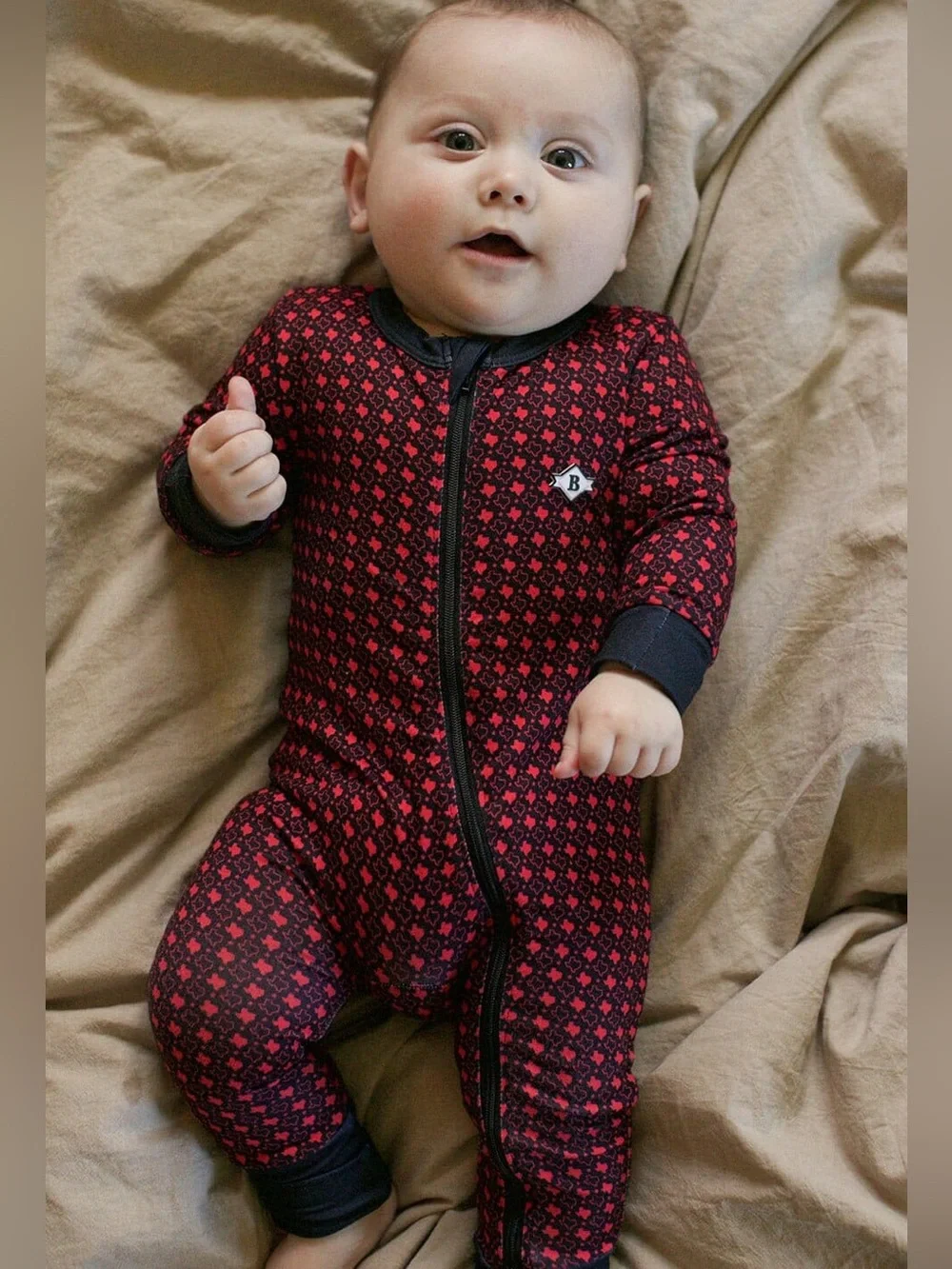 BURLEBO Texas baby onesie 0-3m NWT